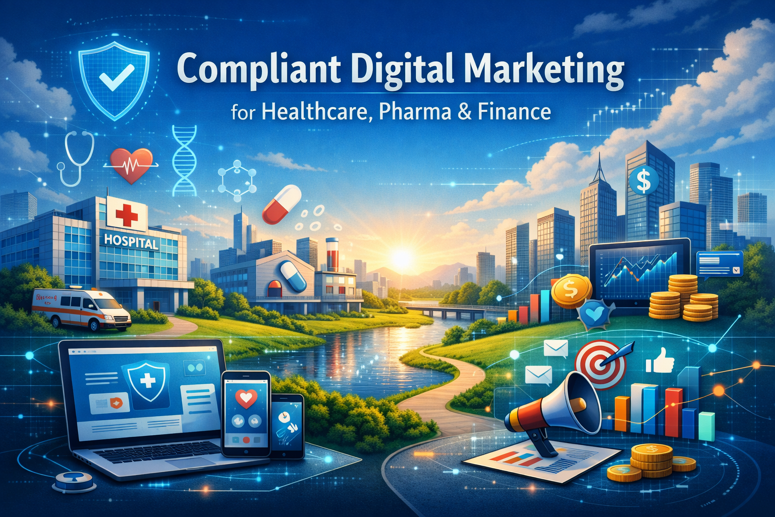 Diagram of compliant digital marketing systems for regulated industries in the Philippines