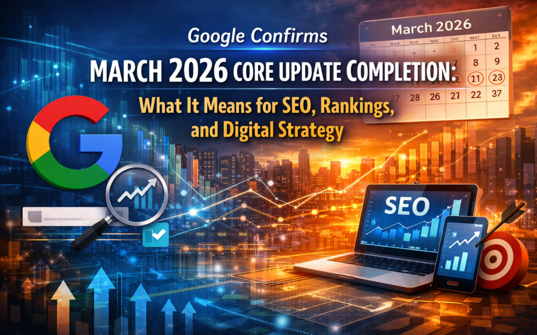 Google Confirms March 2026 Core Update Completion: What It Means for SEO, Rankings, and Digital Strategy